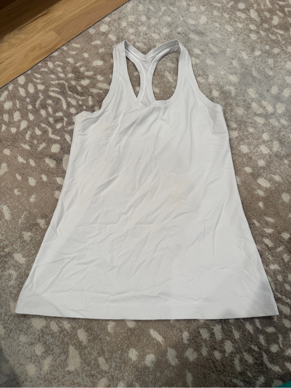lululemon athletica White Racerback Tank Top